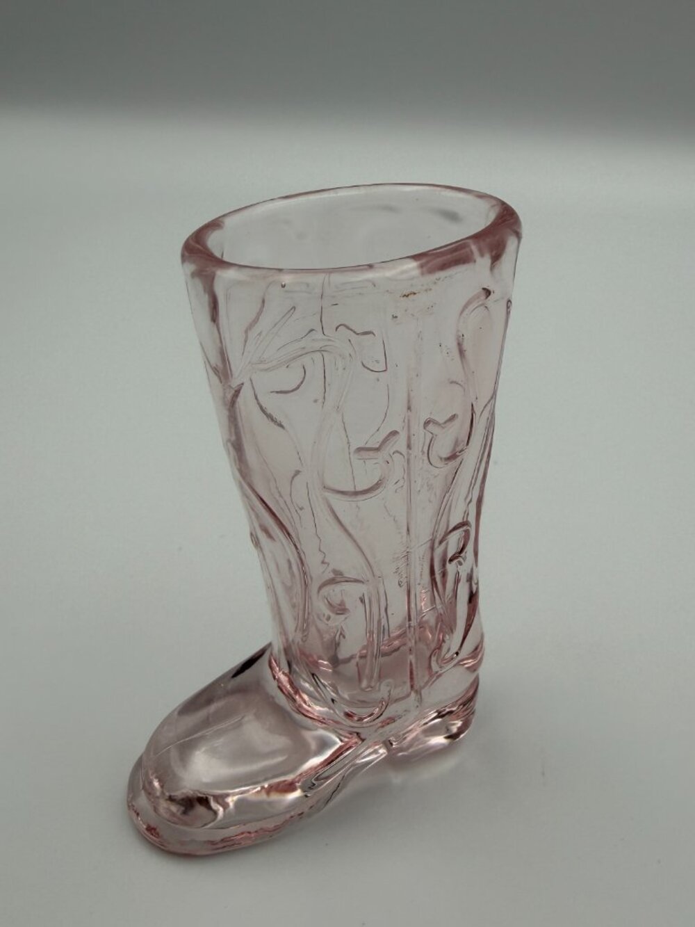 Cowboy Boot Shot Glasses Blush Pink Set of 6 0.75oz Western Barware Party NIB - Picture 9 of 16